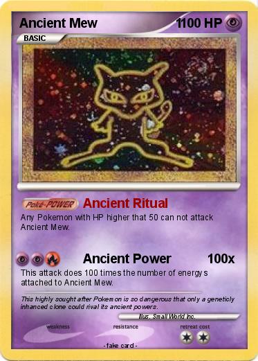 Pokemon Ancient Mew                      1