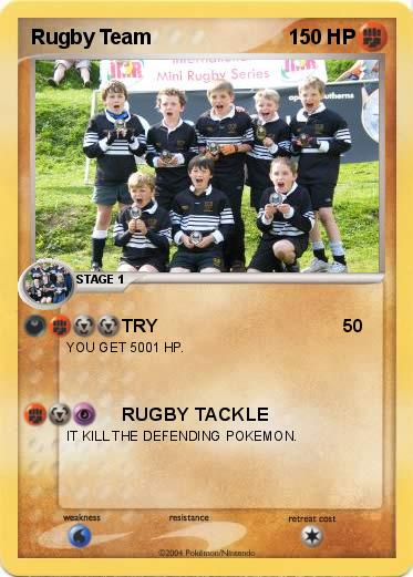 Pokemon Rugby Team