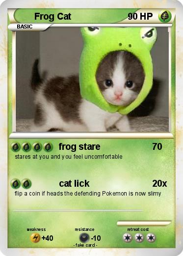 Pokemon Frog Cat