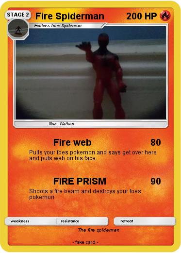 Pokemon Fire Spiderman
