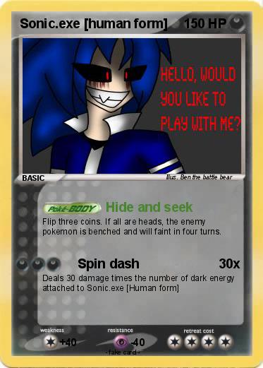 Pokemon Sonic.exe [human form]