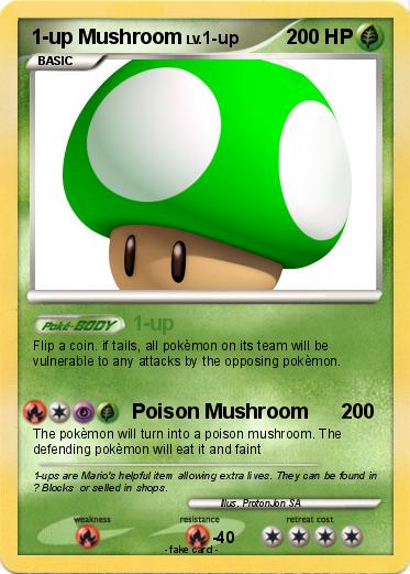 Pokemon 1-up Mushroom