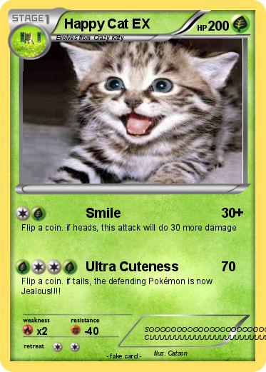 Pokemon Happy Cat EX