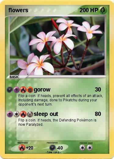 Pokemon flowers