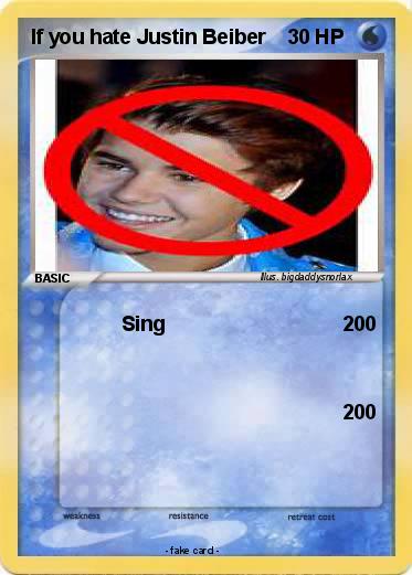 Pokemon If you hate Justin Beiber