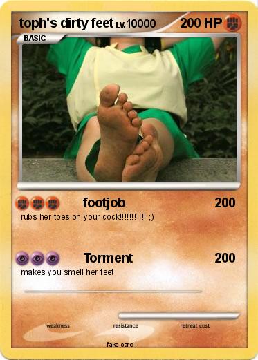 Pokemon toph's dirty feet
