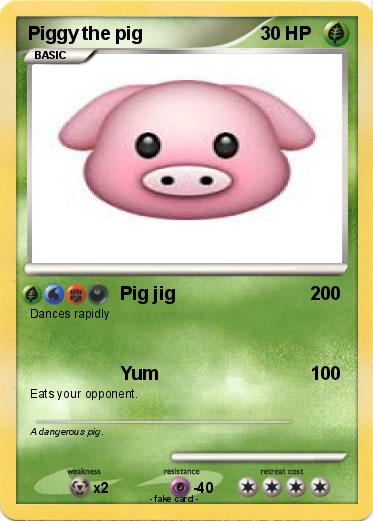 Pokemon Piggy the pig