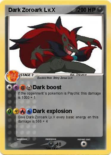 Pokemon Dark Zoroark Lv.X