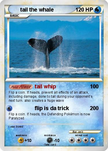 Pokemon tail the whale