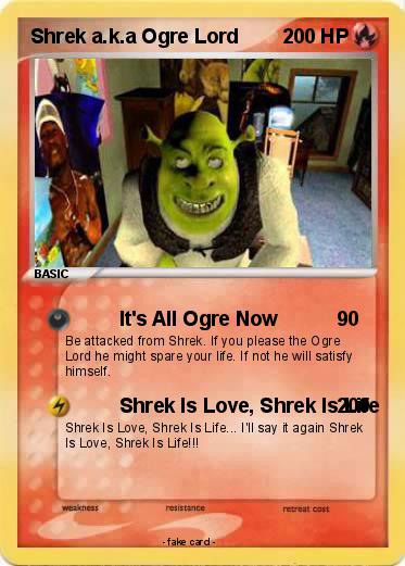 Pokemon Shrek a.k.a Ogre Lord