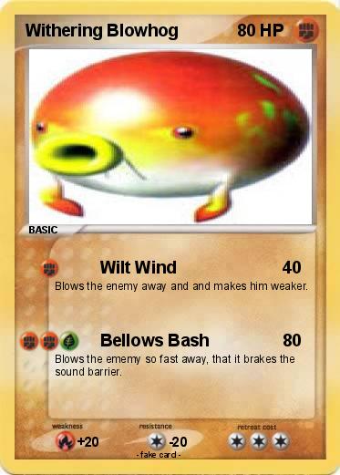Pokemon Withering Blowhog