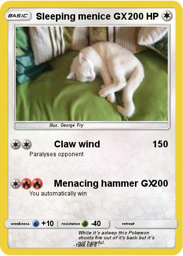 Pokemon Sleeping menice GX