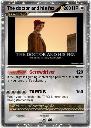 Pokemon The doctor and his fez