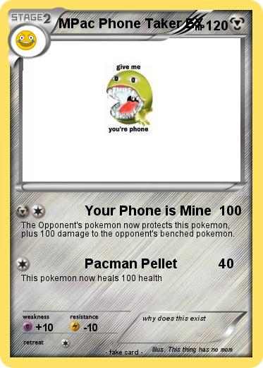 Pokemon MPac Phone Taker EX