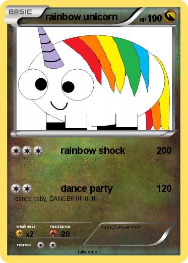 Pokemon rainbow unicorn