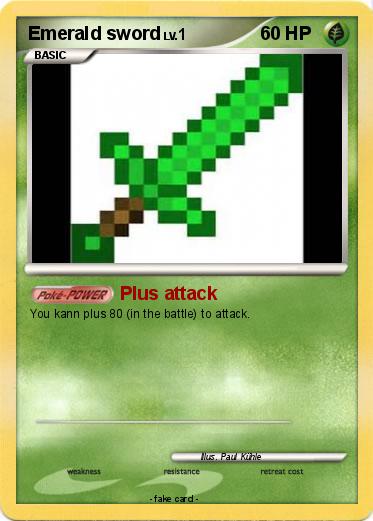 Pokemon Emerald sword