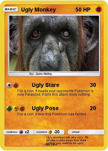 Pokemon Ugly Monkey