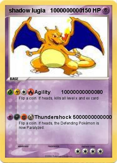 Pokemon shadow lugia   1000000000