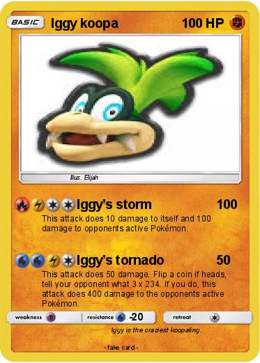 Pokemon Iggy koopa