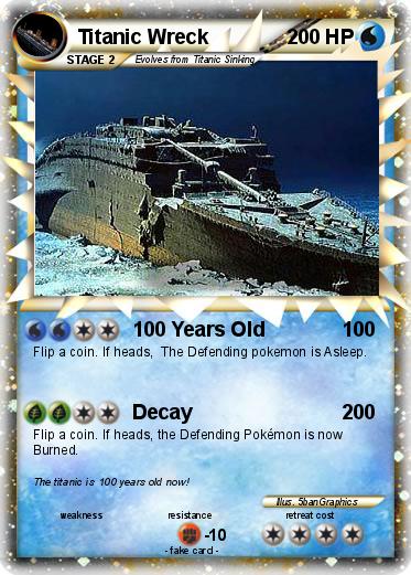 Pokemon Titanic Wreck