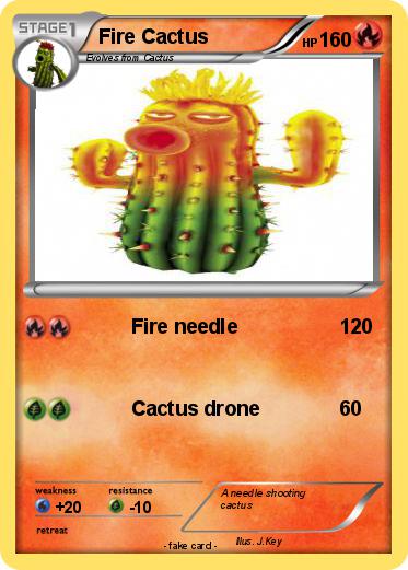 Pokemon Fire Cactus