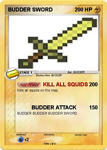 Pokemon BUDDER SWORD
