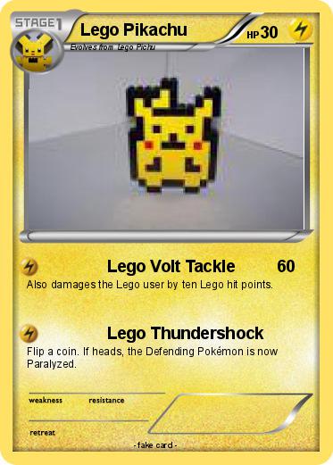 Pokemon Lego Pikachu