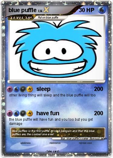 Pokemon blue puffle