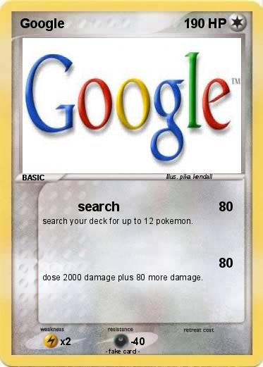 Pokemon Google