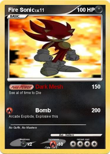 Pokemon Fire Sonic