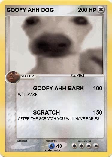 Pokemon GOOFY AHH DOG