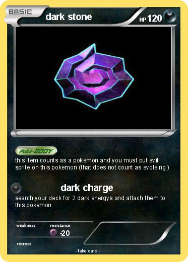 Pokemon dark stone