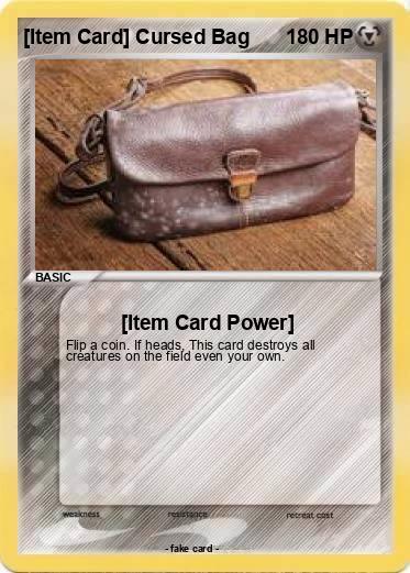 Pokemon [Item Card] Cursed Bag