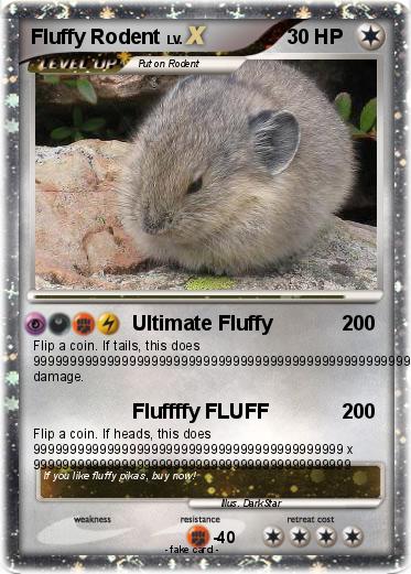 Pokemon Fluffy Rodent