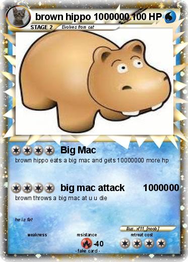 Pokemon brown hippo 1000000