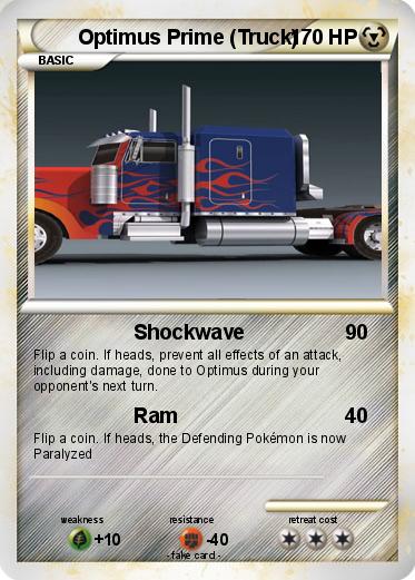Pokemon Optimus Prime (Truck)