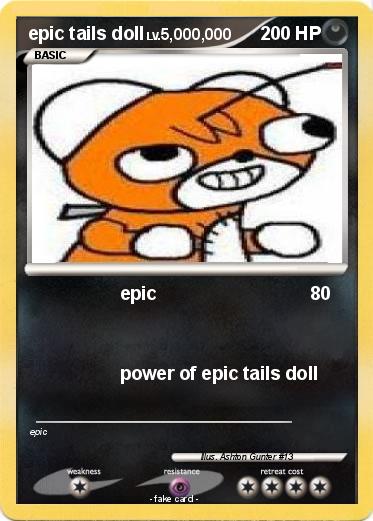 Pokemon epic tails doll