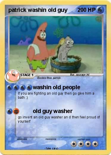 Pokemon patrick washin old guy