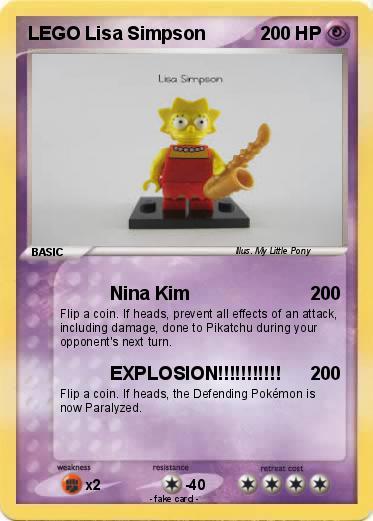 Pokemon LEGO Lisa Simpson