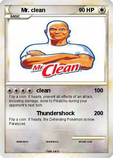 Pokemon Mr. clean