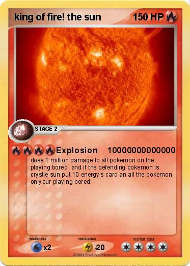 Pokemon king of fire! the sun