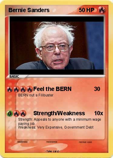 Pokemon Bernie Sanders