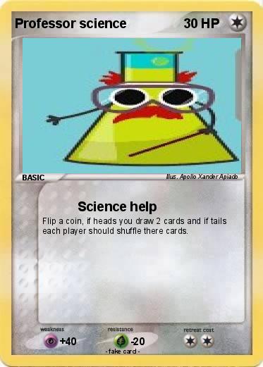 Pokemon Professor science