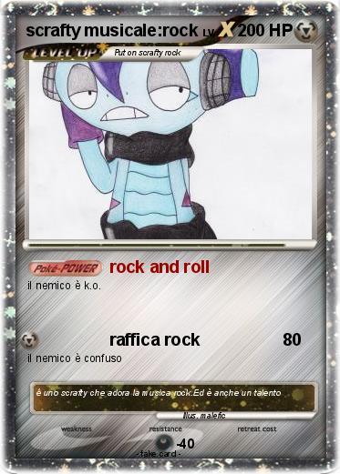 Pokemon scrafty musicale:rock