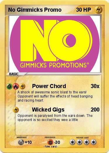 Pokemon No Gimmicks Promo