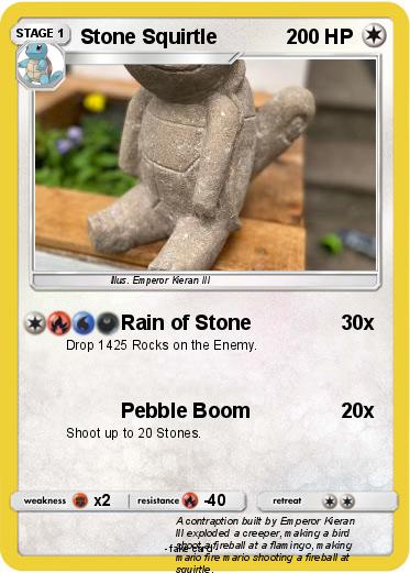 Pokemon Stone Squirtle