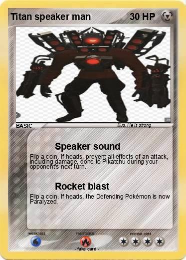 Pokemon Titan speaker man