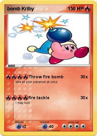 Pokemon bomb Kriby