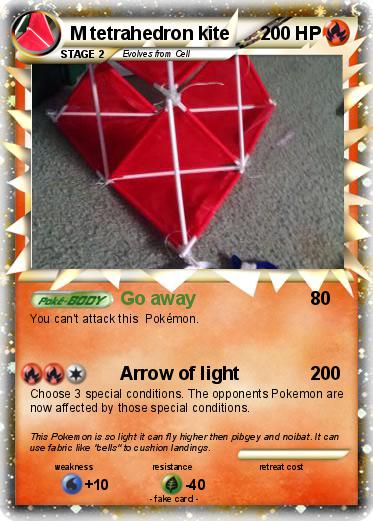 Pokemon M tetrahedron kite