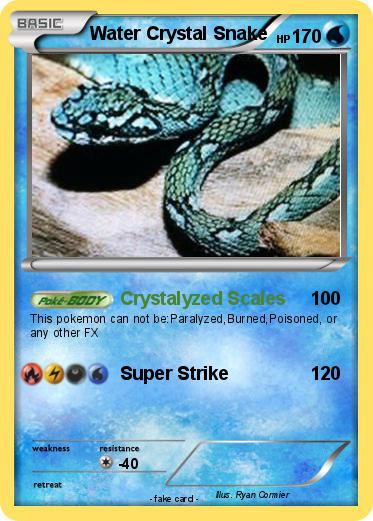 Pokemon Water Crystal Snake